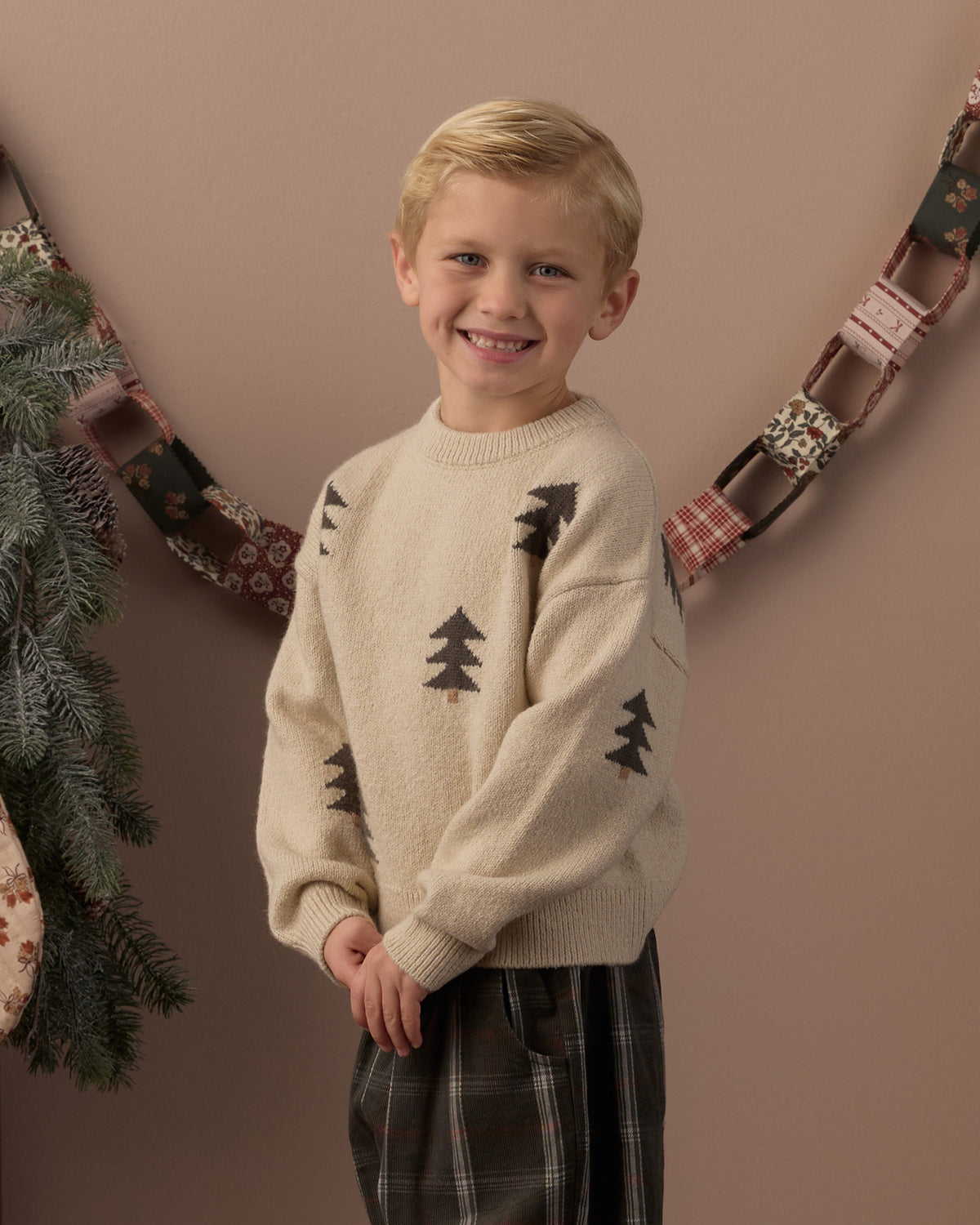 ASPEN SWEATER TREE JACQUARD