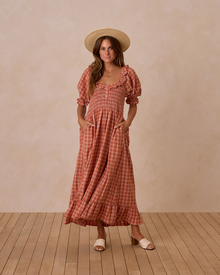 LEXI DRESS || POPPY CHECK