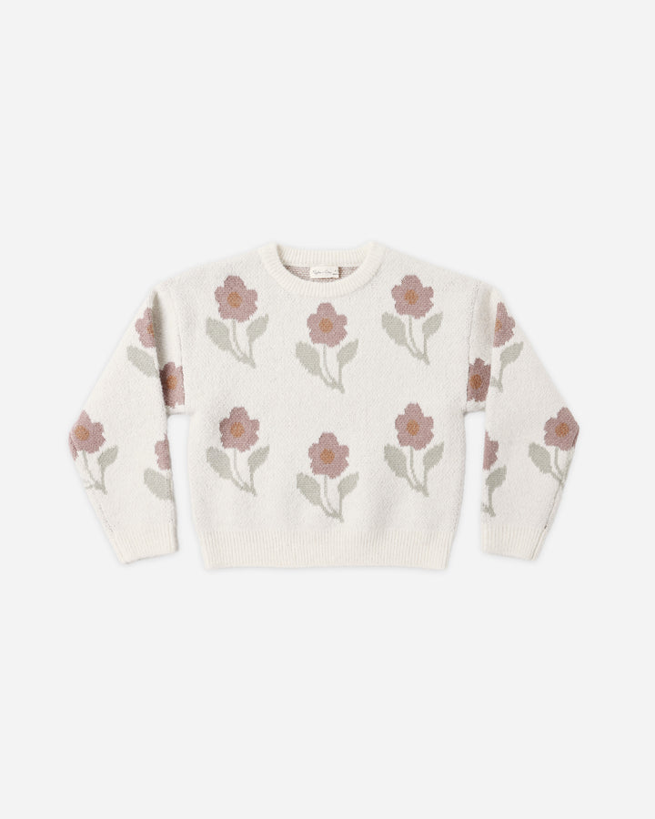 ASPEN SWEATER IVORY FLOWER