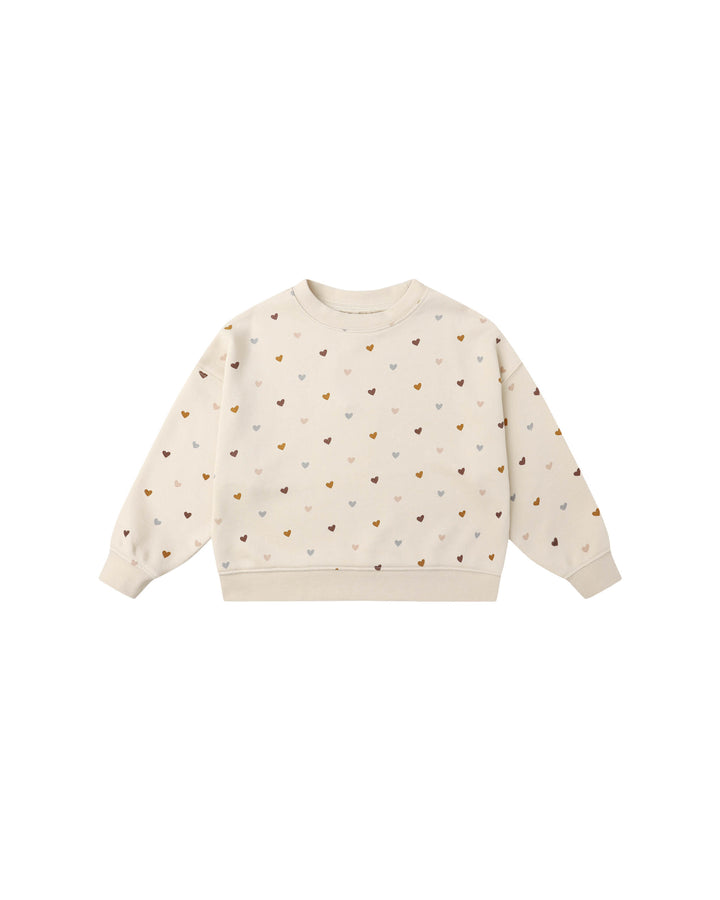 BOXY PULLOVER || HEARTS