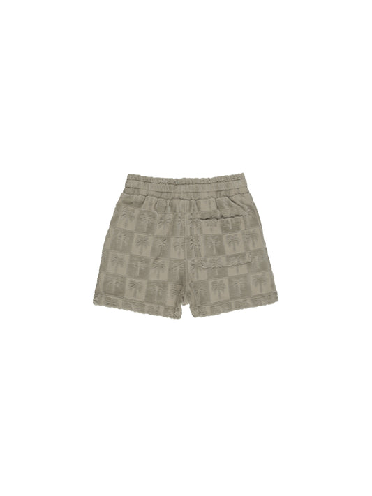 RELAXED SHORT || PALM CHECK