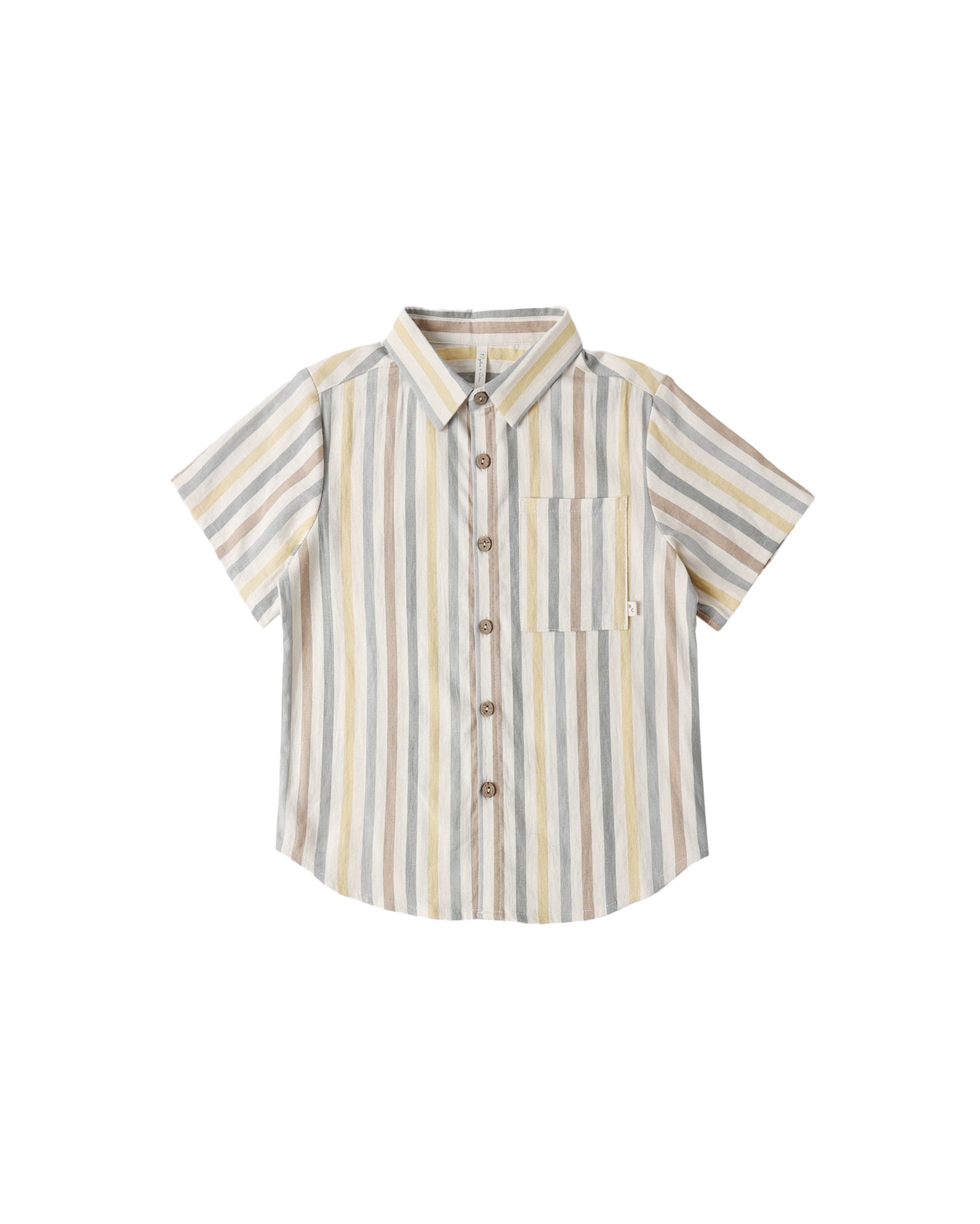 COLLARED SHORT SLEEVE SHIRT VALENCIA STRIPE