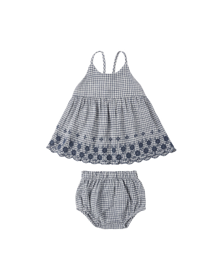 ZENNI SET MARINE GINGHAM