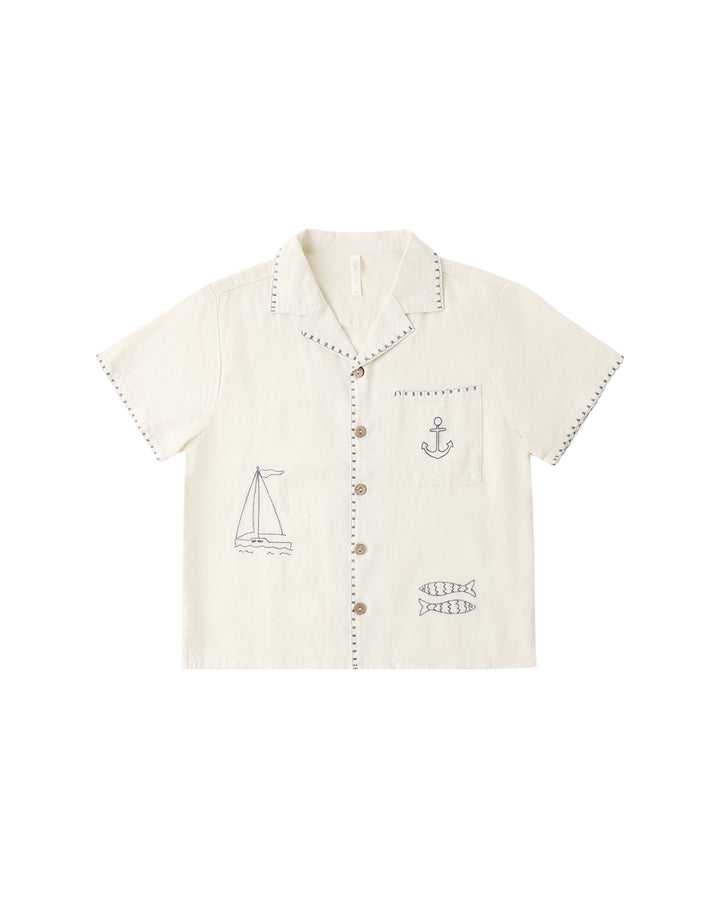 LAPEL COLLAR SHIRT SAILOR