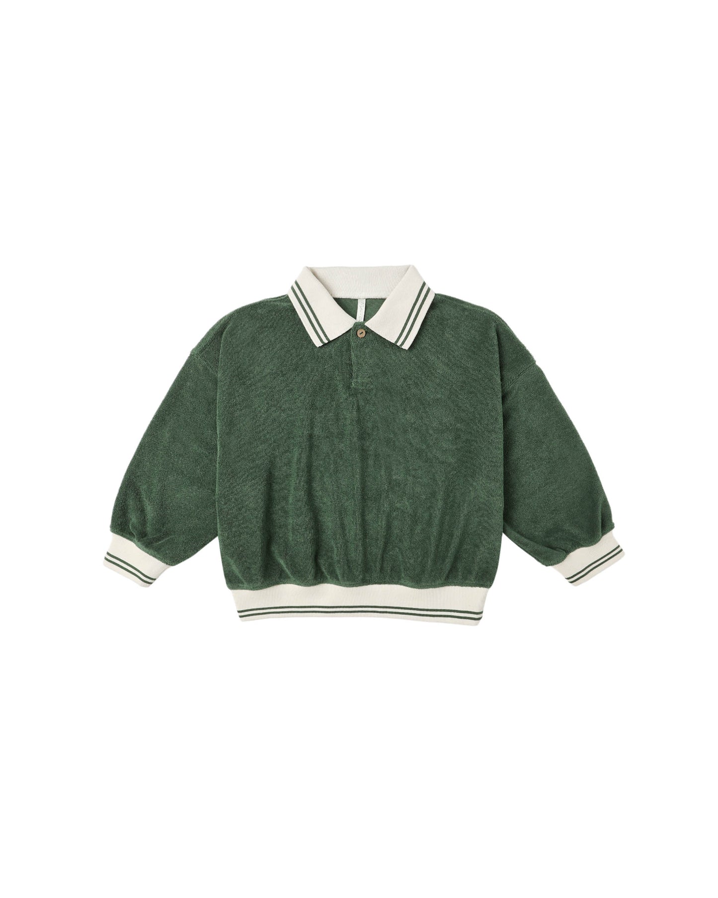 COLLARED SWEATSHIRT || GREEN