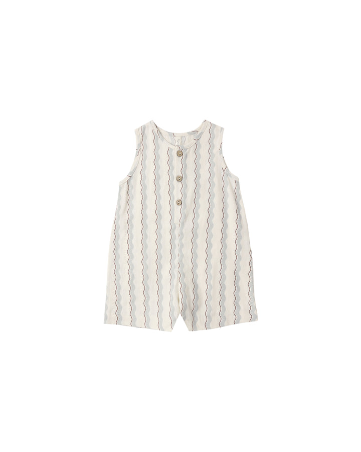 MAVRICK ROMPER WAVE STRIPE