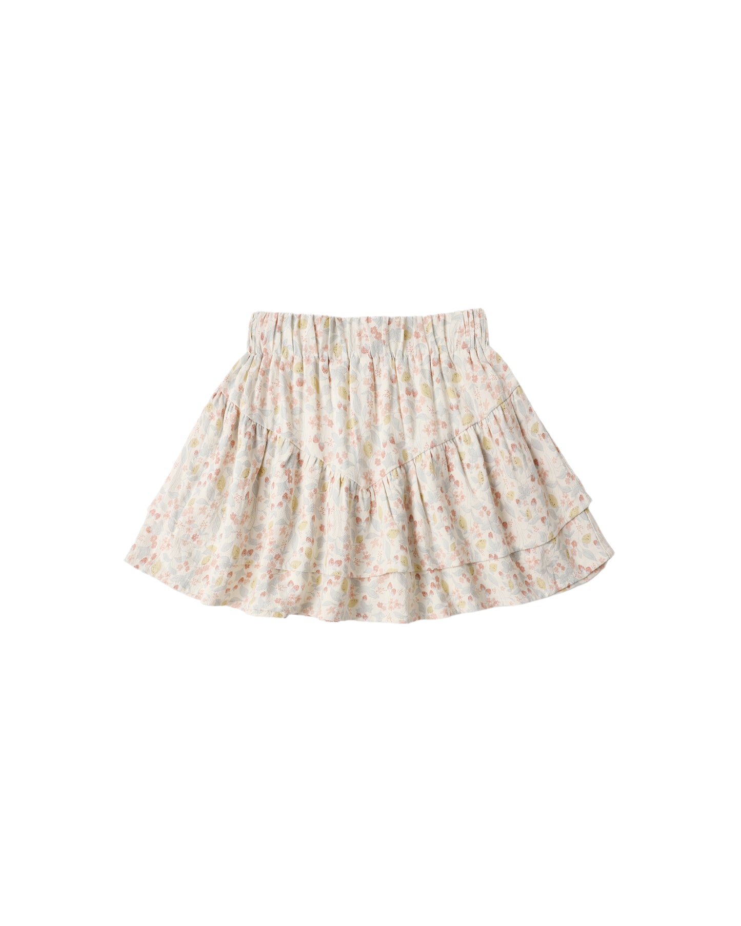 TIERED MINI SKIRT SUMMER GARDEN