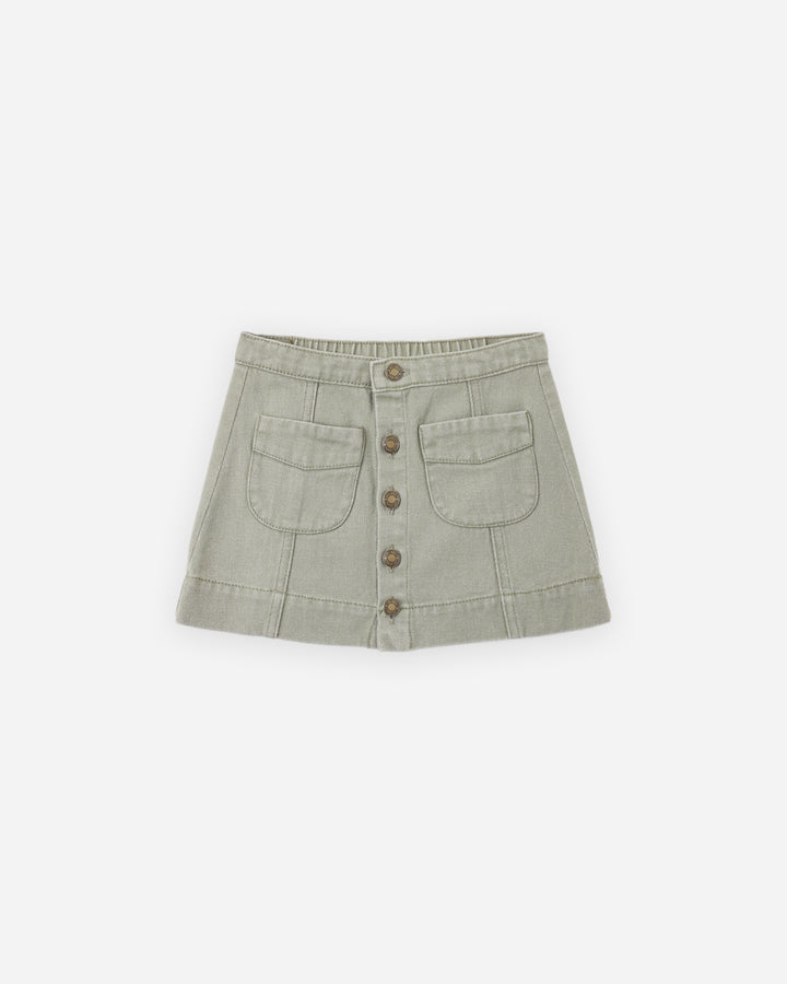 DENVER MINI SKIRT DARK SAGE