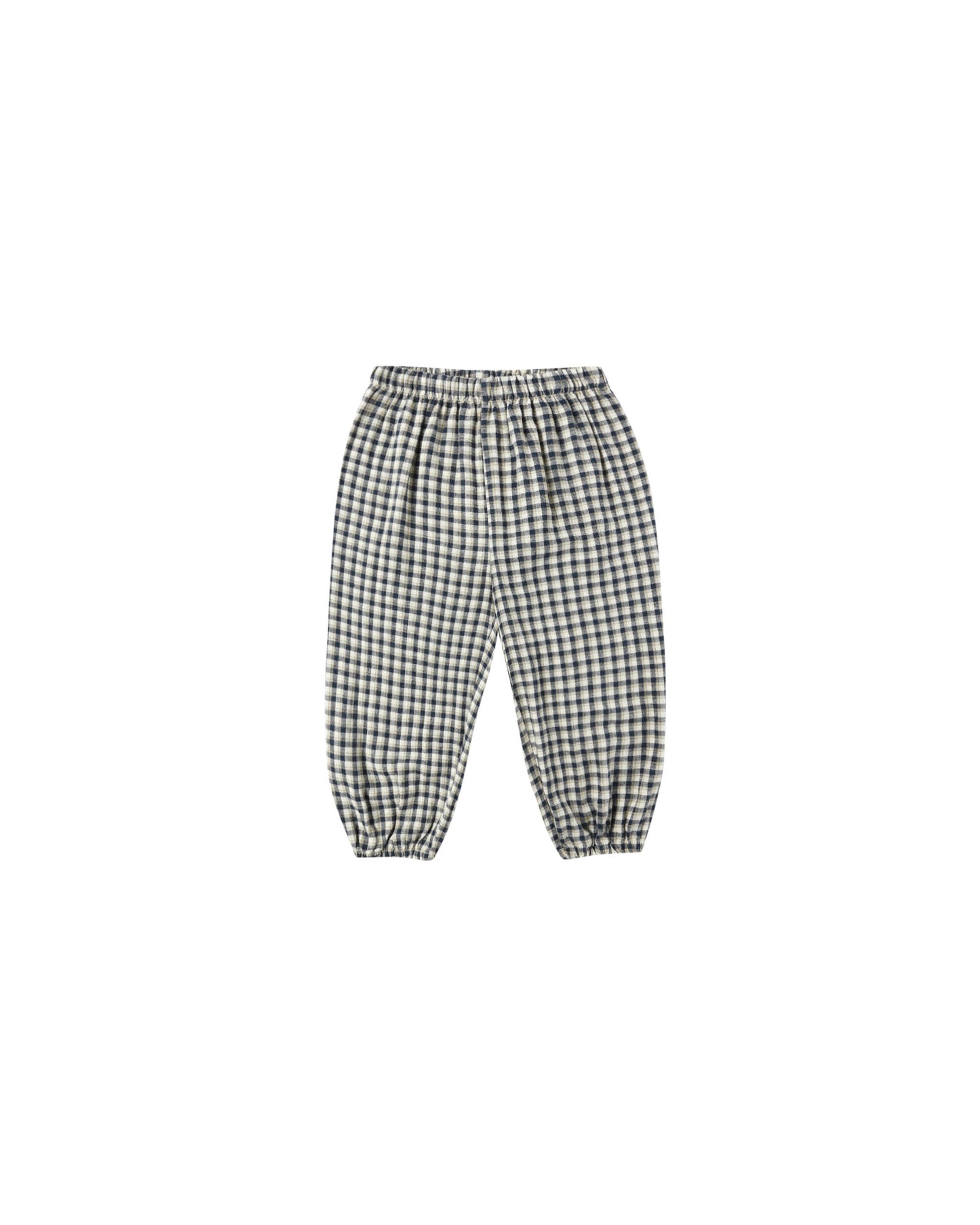 PARACHUTE PANT || NAVY CHECK