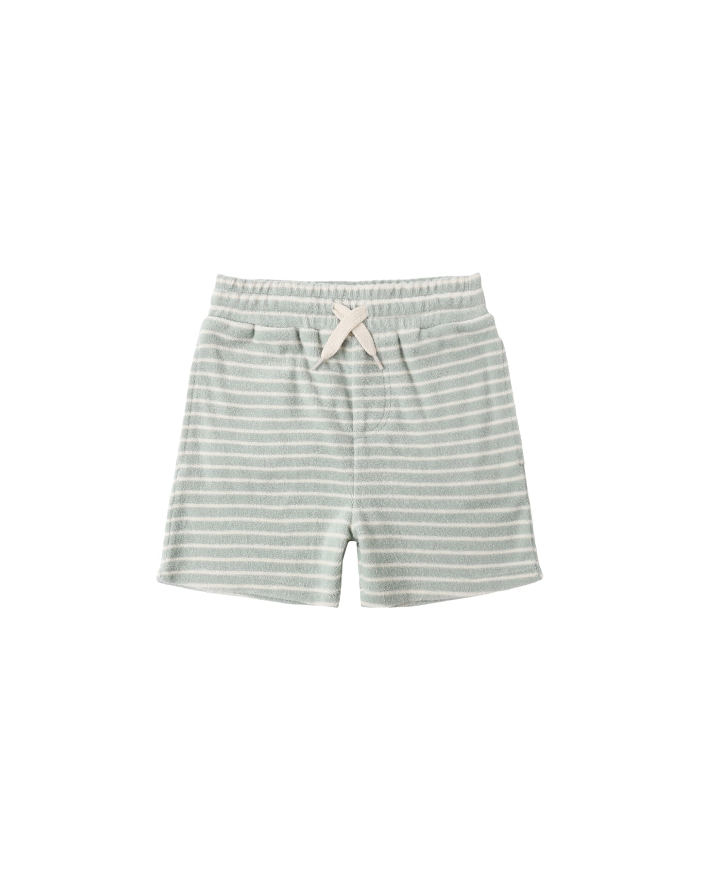 TERRY BOYS SHORT SEAFOAM STRIPE