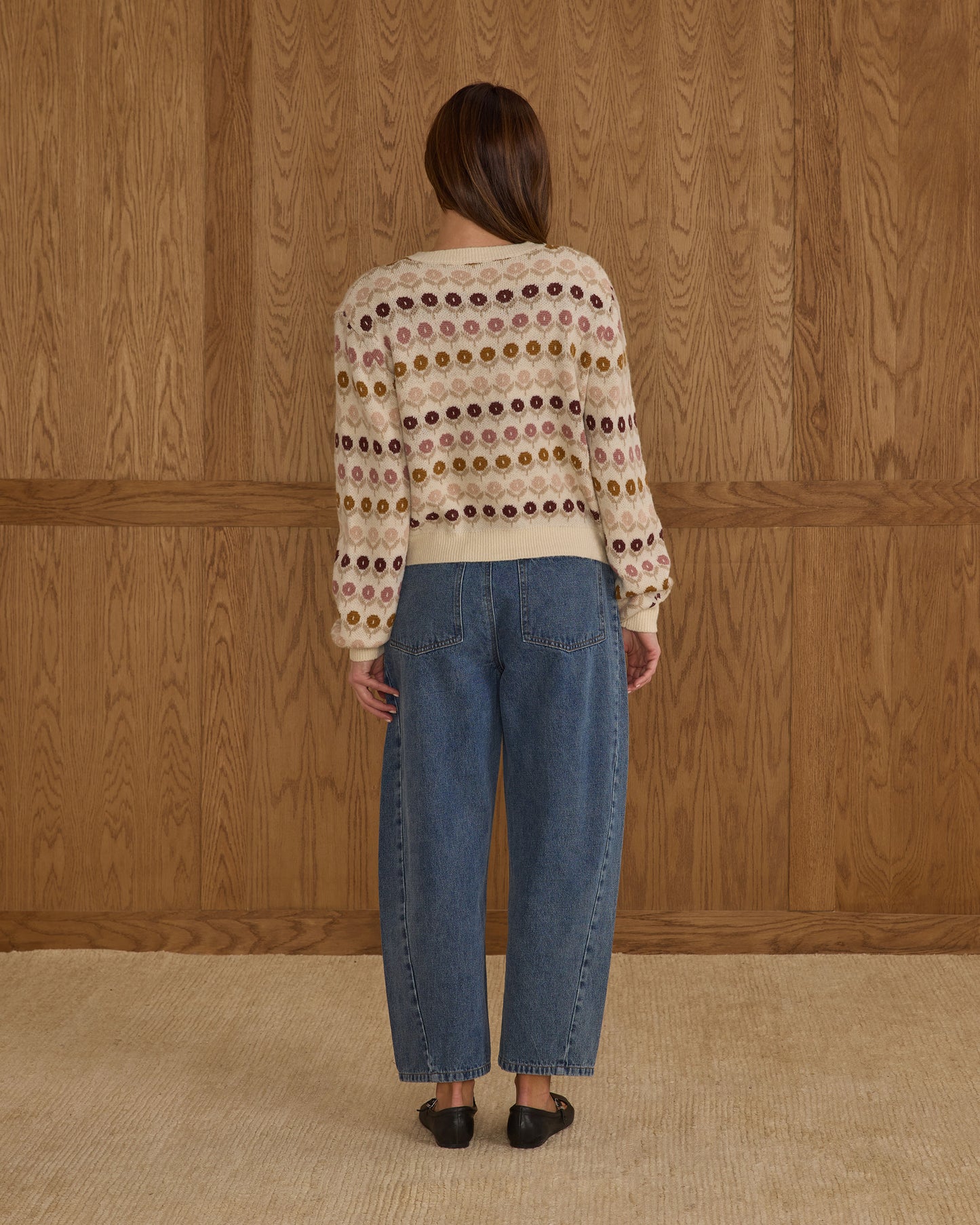 CHEYENNE CARDIGAN | FLORAL JACQUARD