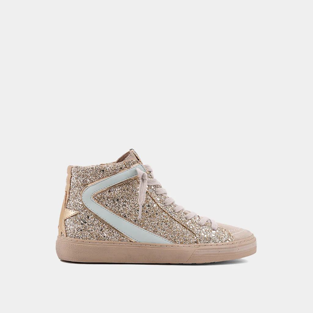 Rooney Sneaker | Sterling Glitter