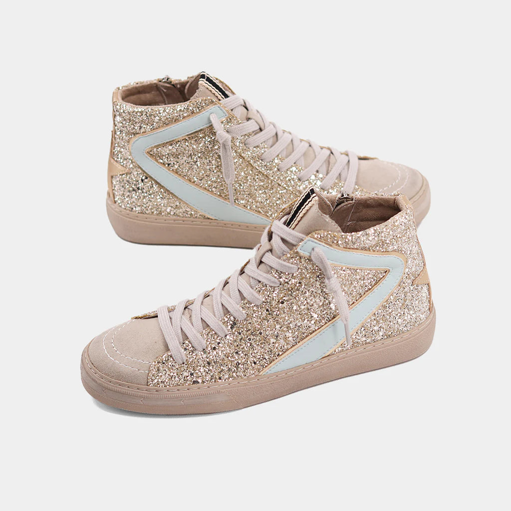 Rooney Sneaker | Sterling Glitter