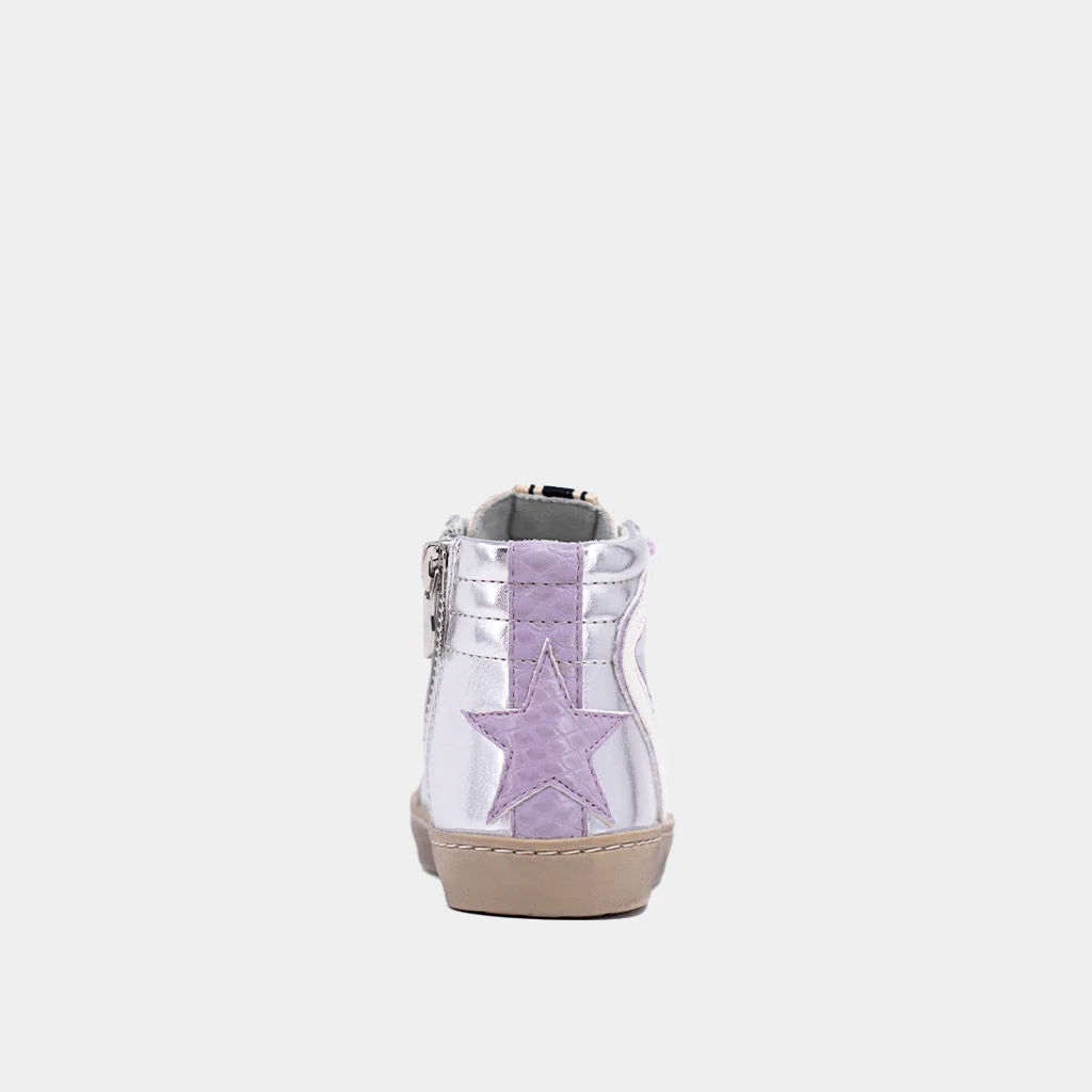 Rooney Sneaker | Lilac Snake