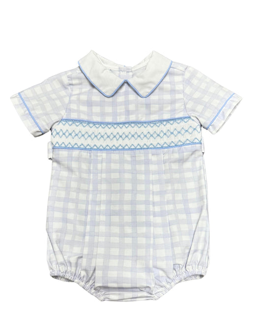 Watercolor Gingham Smock Bubble