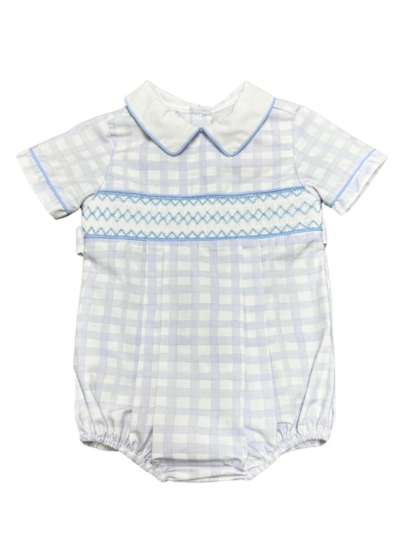 Watercolor Gingham Smock Bubble