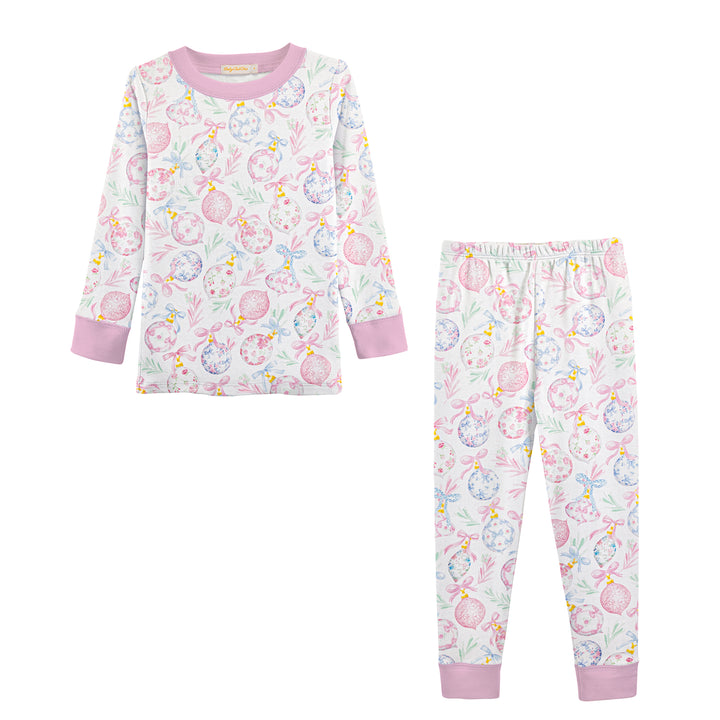 Little Christmas Charms Printed Pima Kid Set