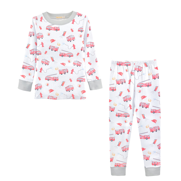 Printed Kid Set | Fire Trucks