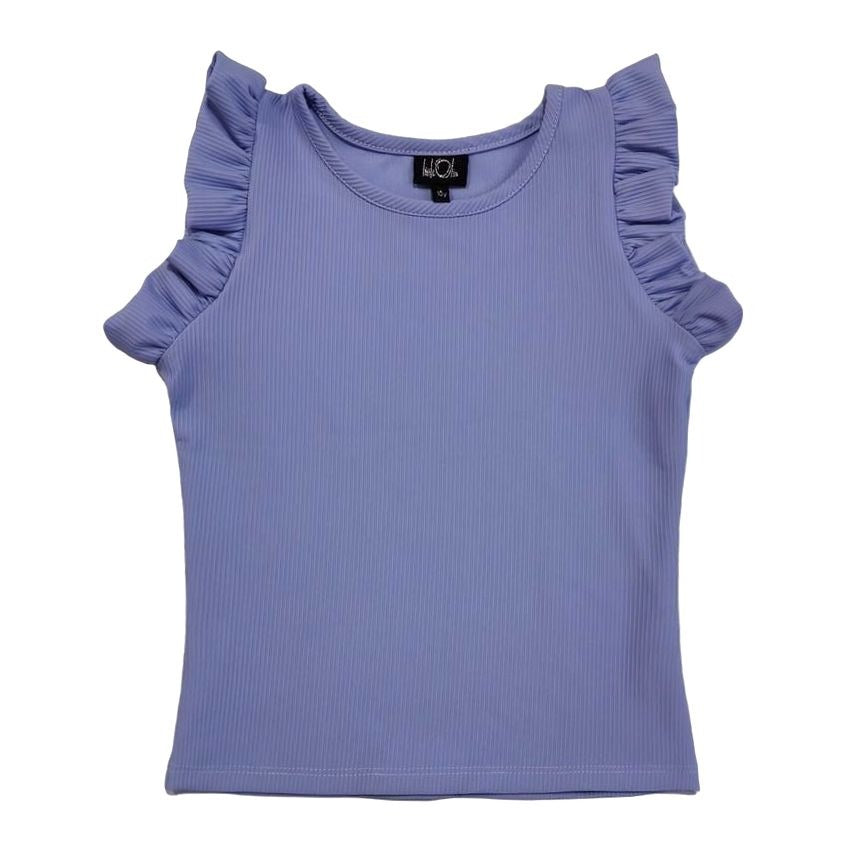 Ruffle Sleeve Top | Lavender