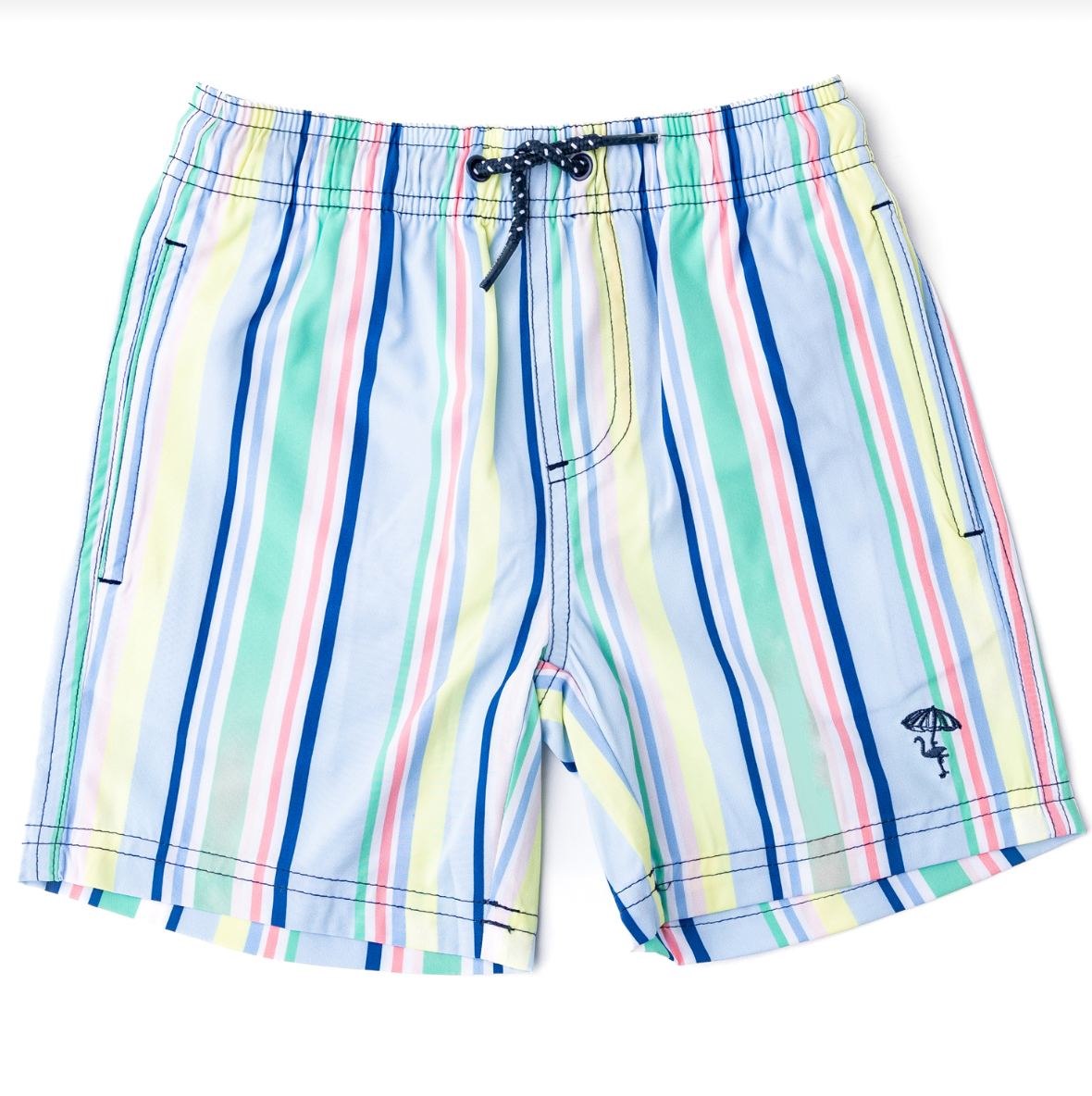 beach stripe boys trunks