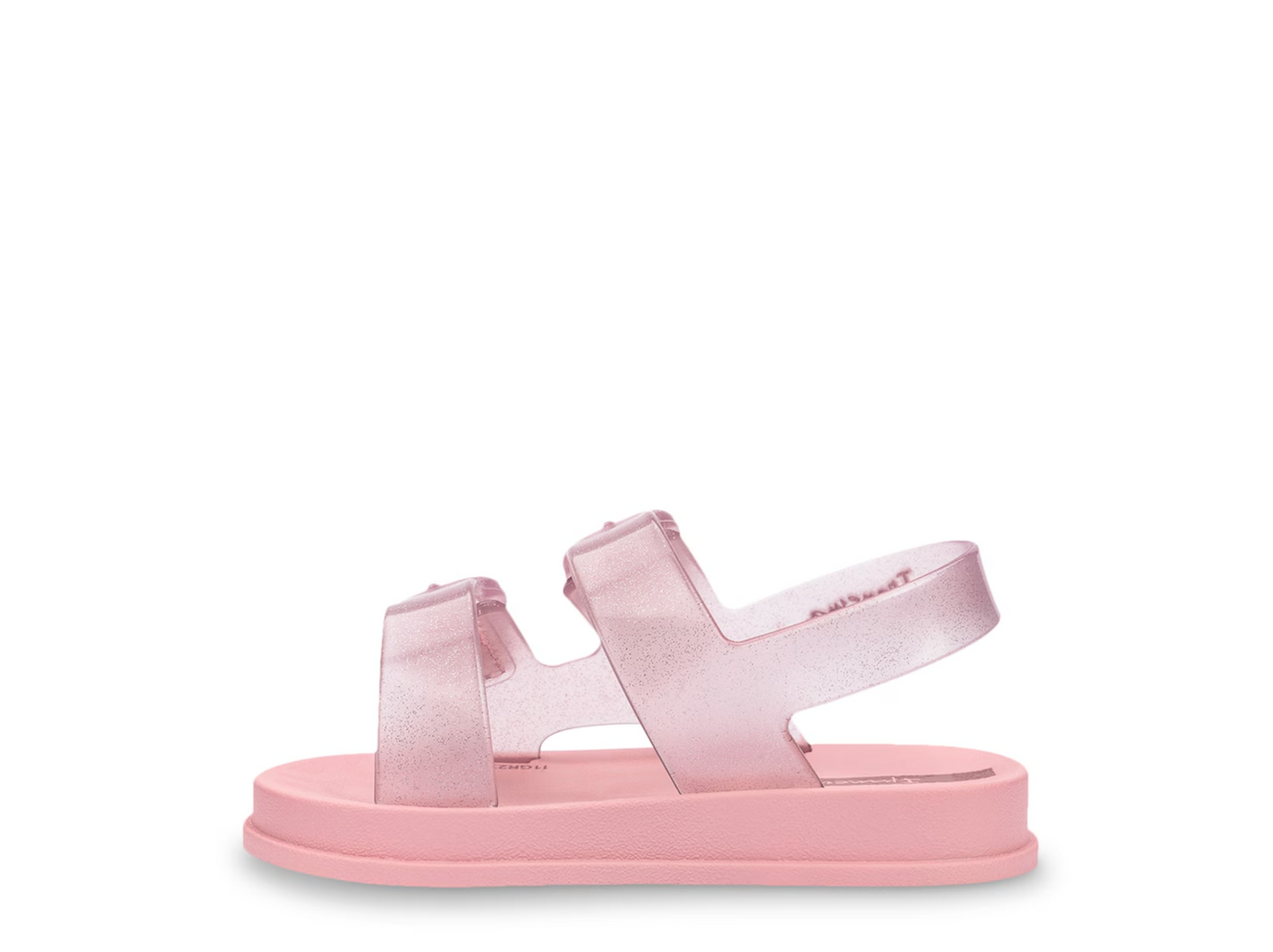 Follow Sandal | Pink Glitter