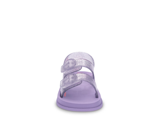 Follow Sandal | Purple Glitter