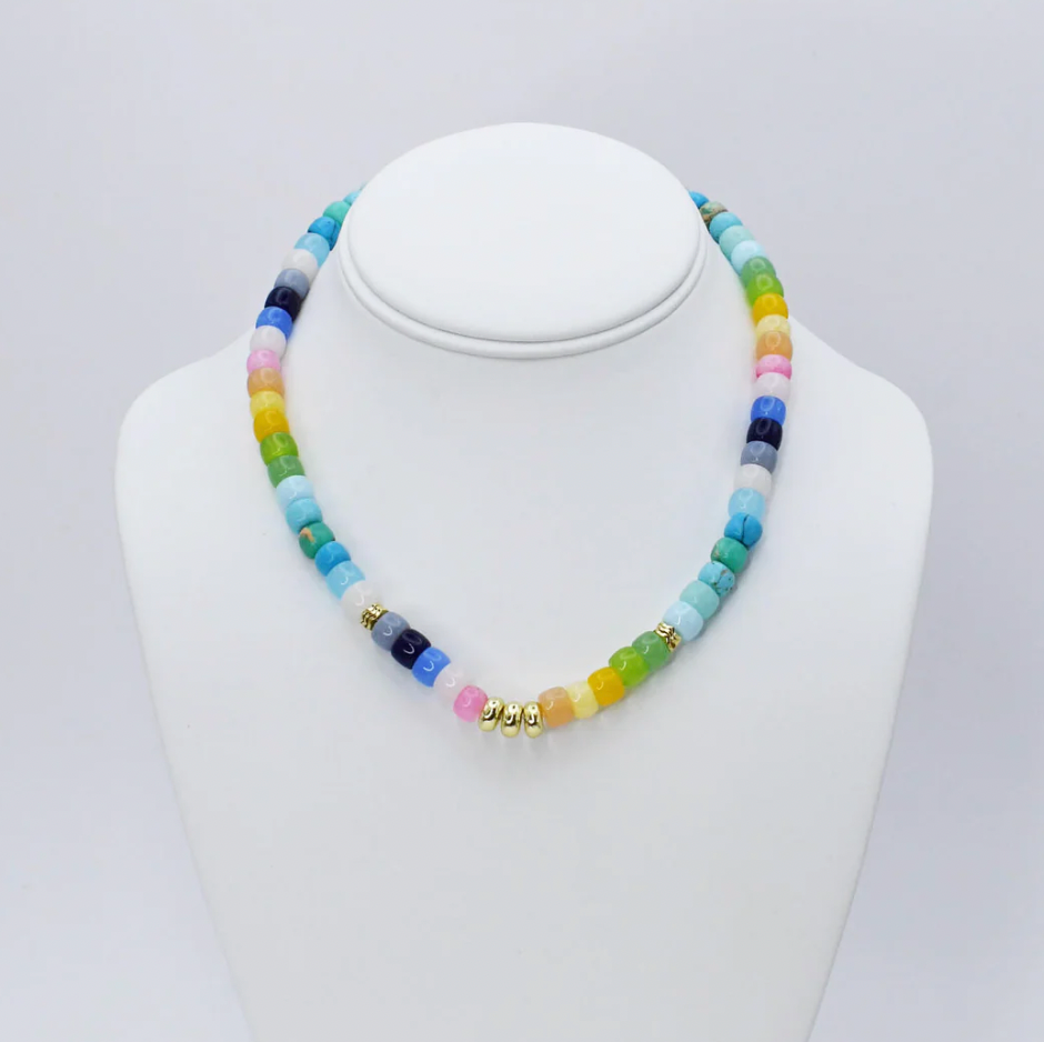Coastal Gemstone Necklace