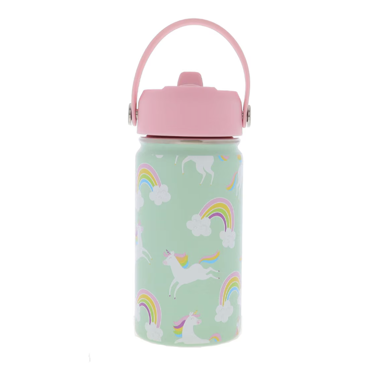 Kids Leaping Unicorn 12oz Straw Lid Bottle