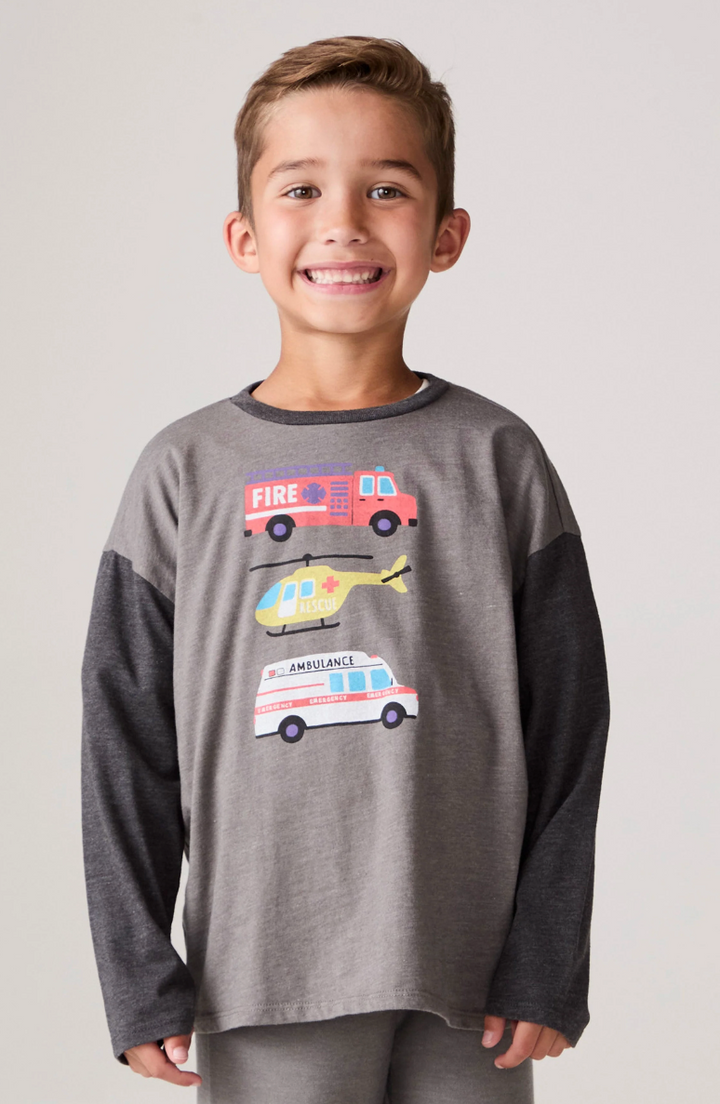 Heroes Boys Long Sleeve Tee