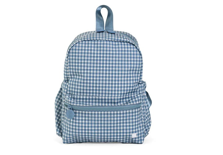 Mini Backer | Rodeo Check Indigo