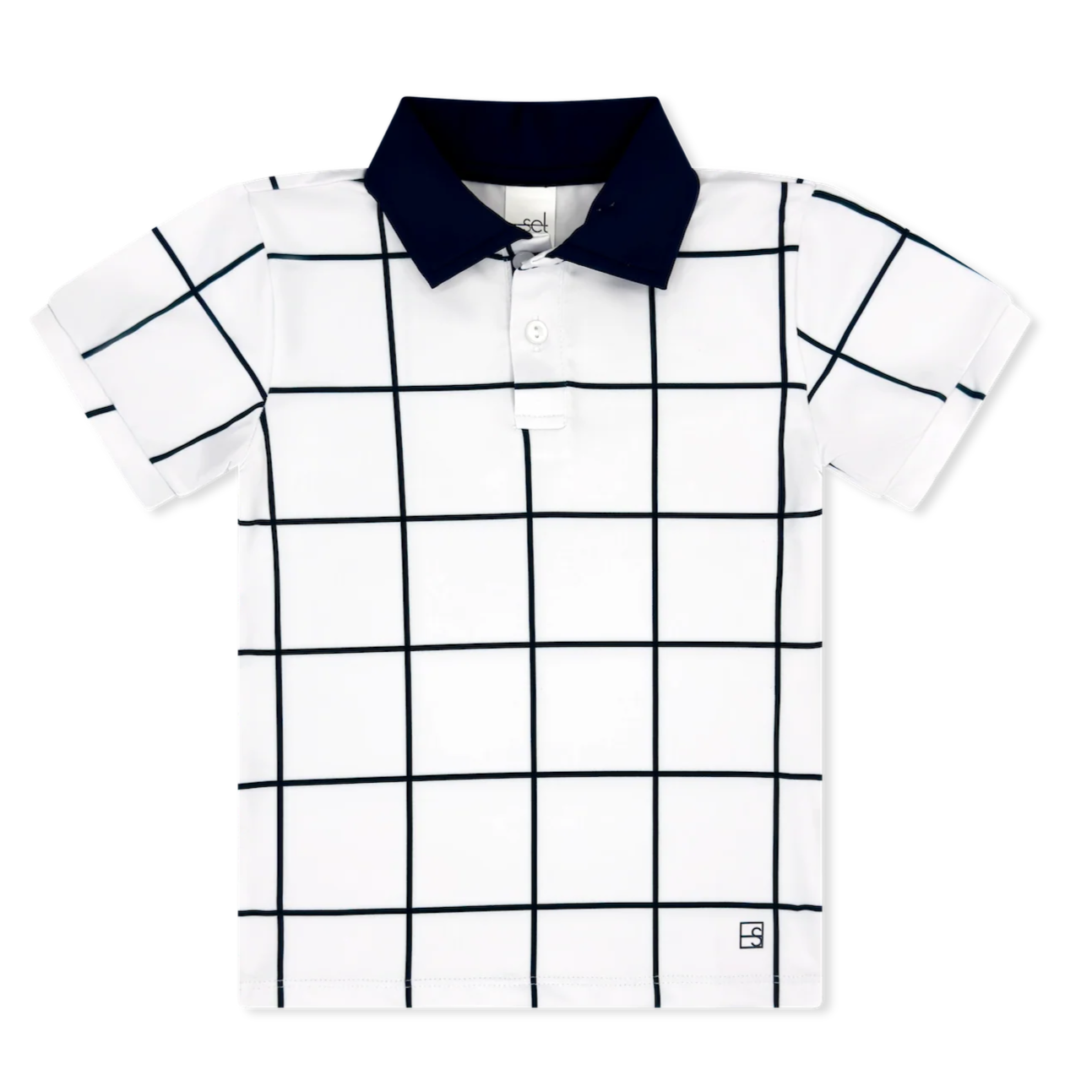 Parker Polo | Navy Windowpane