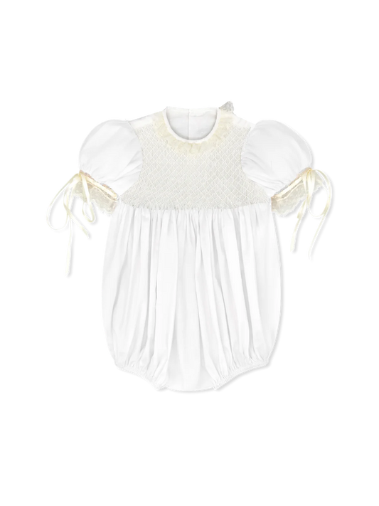 Margaret Bubble | Spring White Swiss Dot