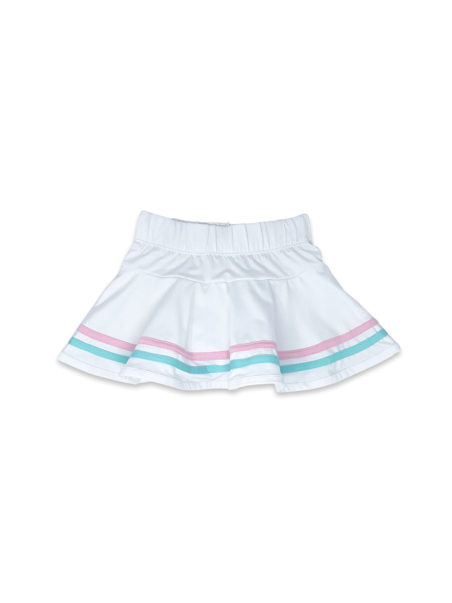 Callie Skort | Pure Coconut, Pink, Turquoise