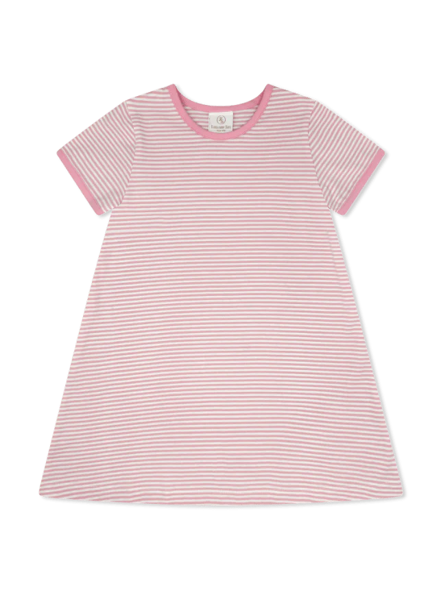 FAITH DRESS PRETTY PINK STRIPE