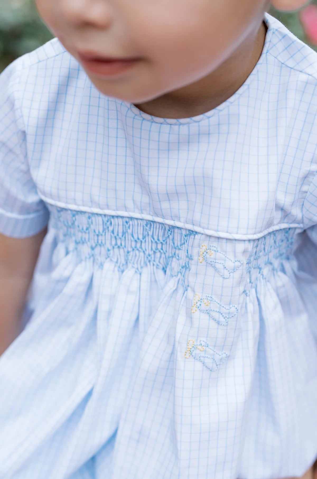 HAYES BUBBLE CLASSIC BLUE WINDOWPANE, AIRPLANES