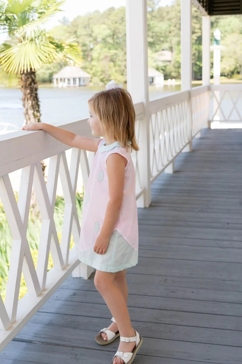 WHITLEY WATERMELON DRESS PINK, GREEN