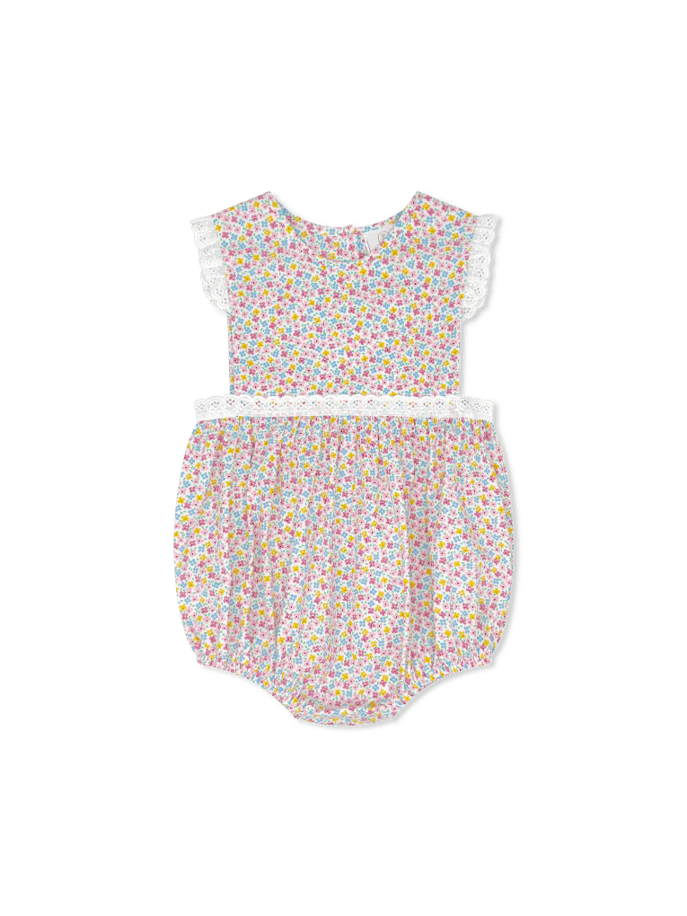 PINAFORE BUBBLE FRANKLIN FLORAL
