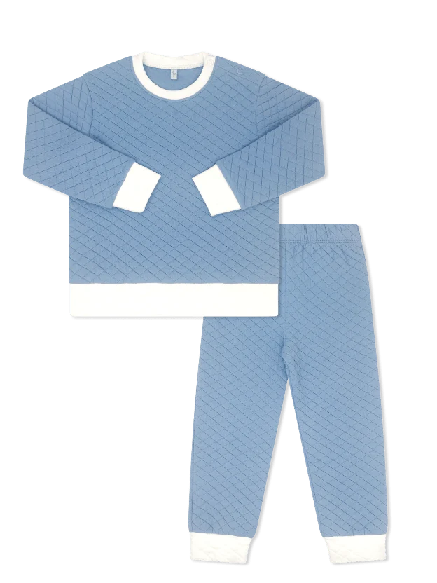 Harris Quilted Play Set | Baylor Blue
