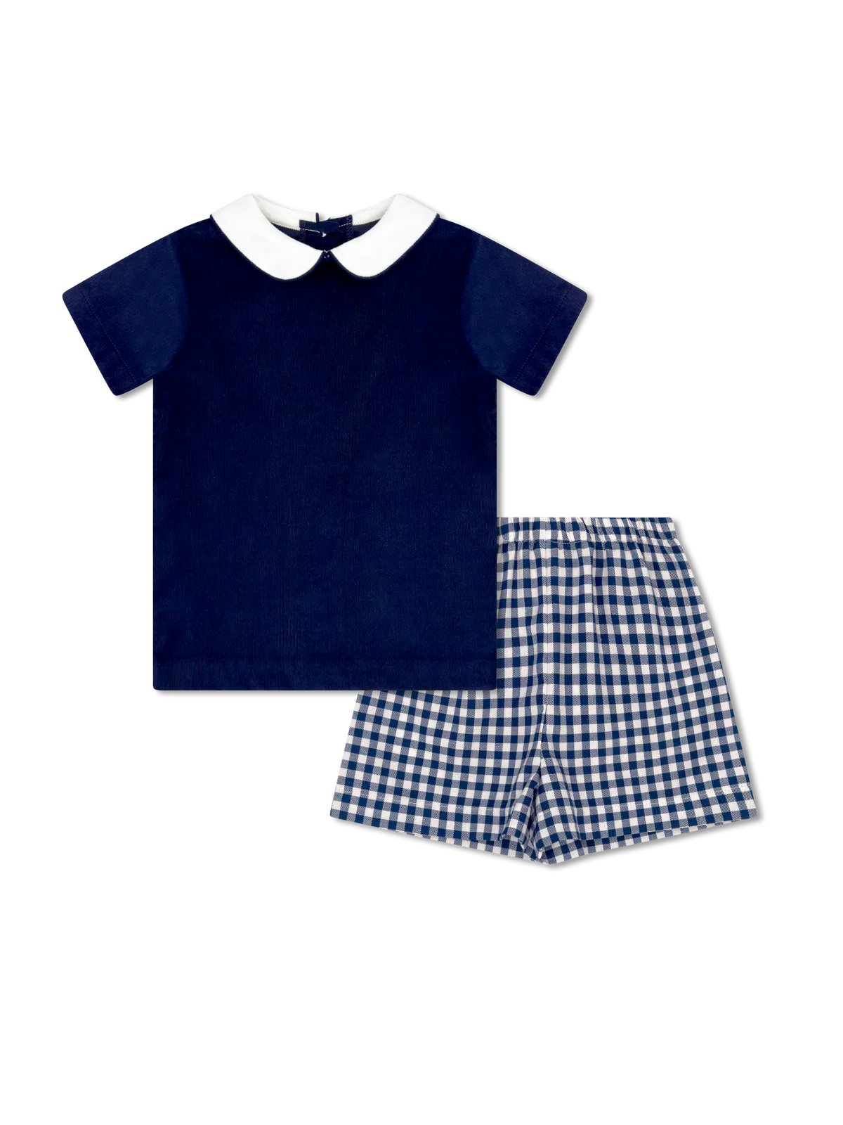 Sibley Short Set | Navy + Blue Ridge Check