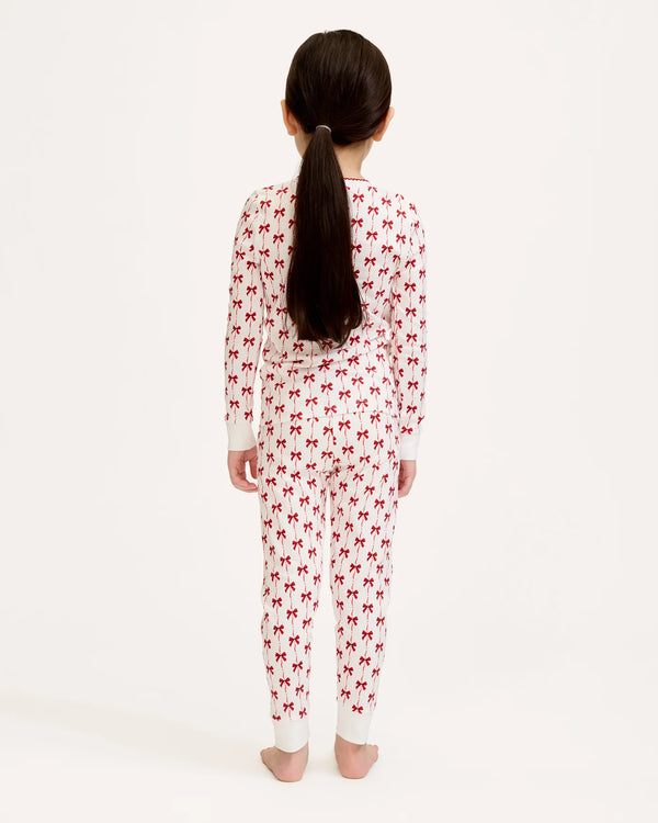 Girl's Pima Snug Fit Pajamas | Blissful Bows