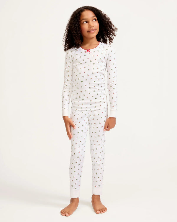 Girl's Pima Snug Fit Pajamas | Mistletoe Moments