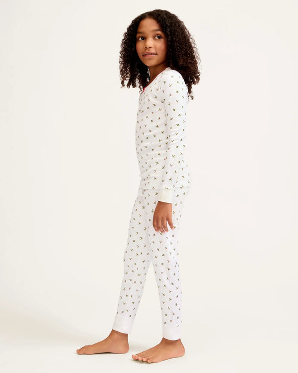 Girl's Pima Snug Fit Pajamas | Mistletoe Moments