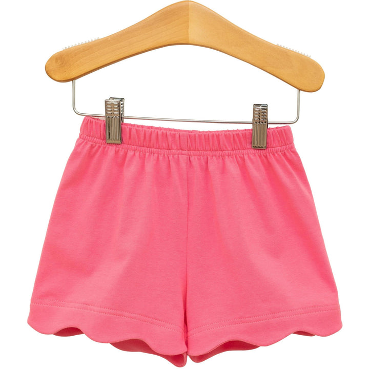 Scalloped Shorts- Pink