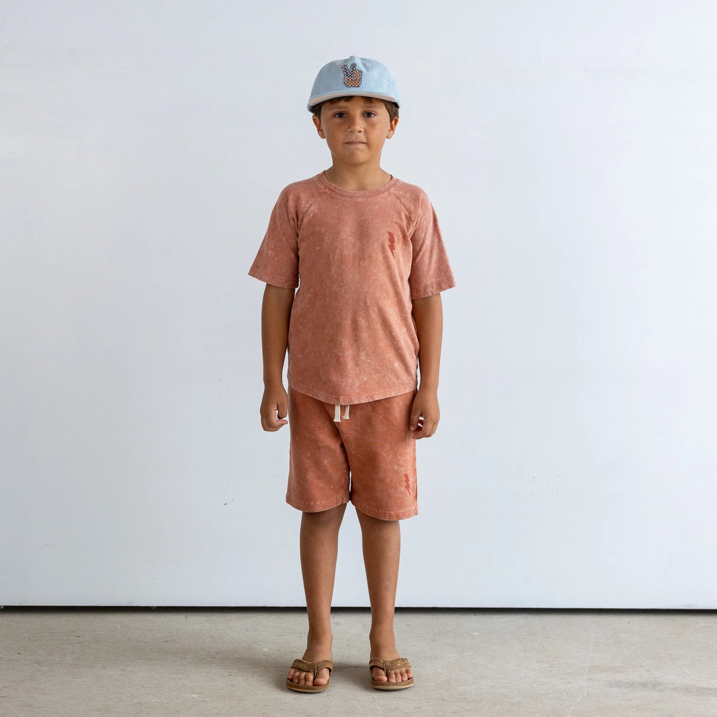 Rad French Terry Shorts | Mineral Brick