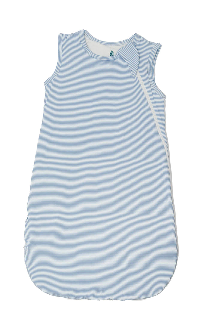 Mini Stripe Sleep Bag | Dusty Blue