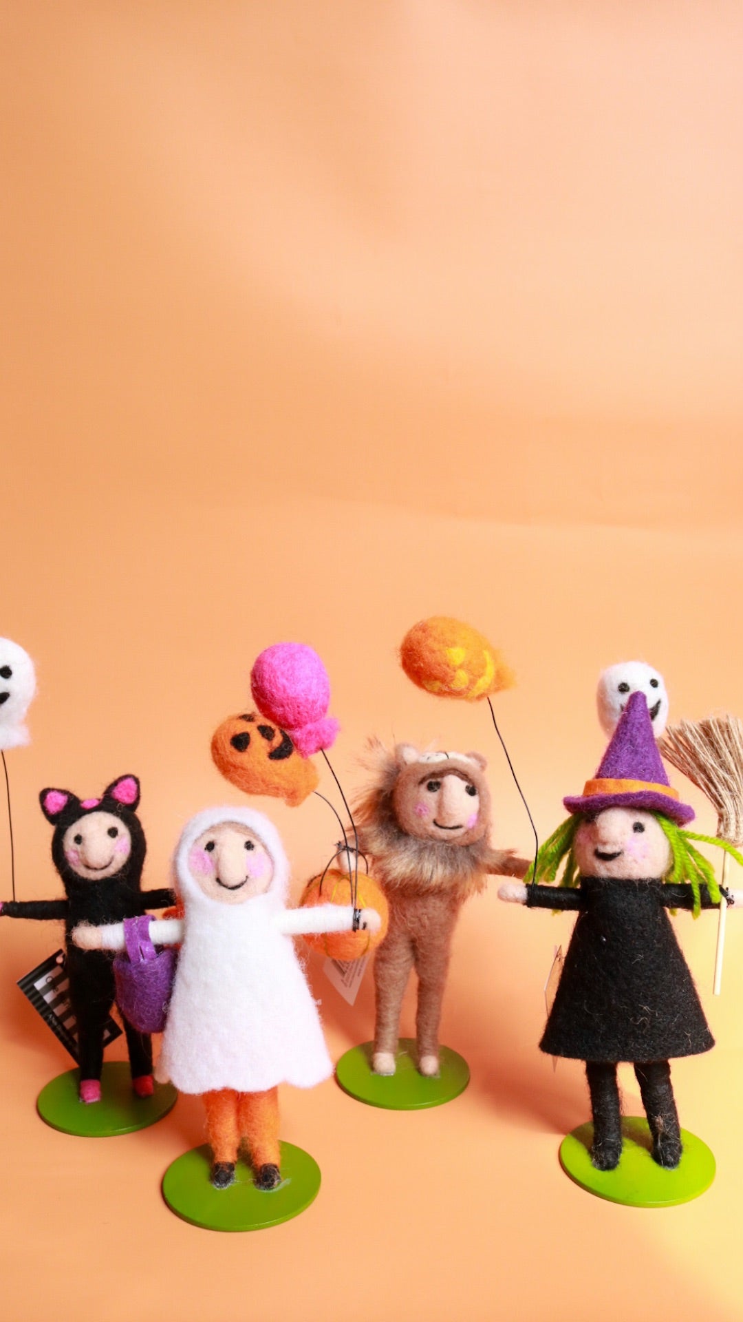 Wool Trick or Treaters