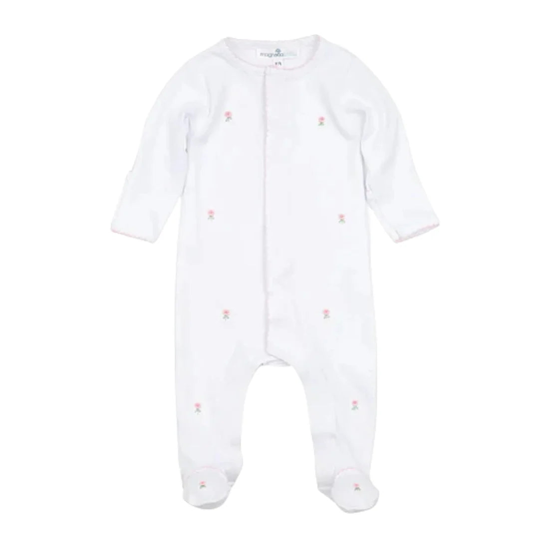Juliette's Classics Pink Scattered Footie