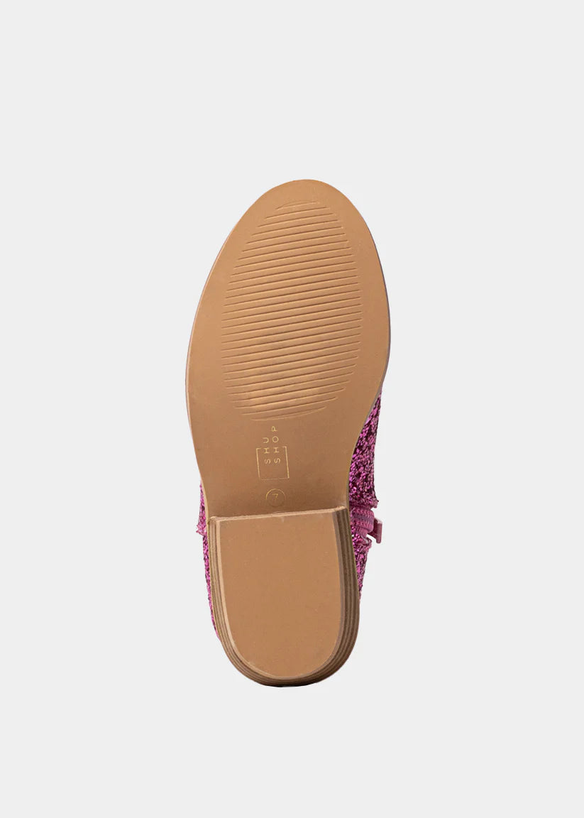 Vanilla Mini Boot | Pink Glitter