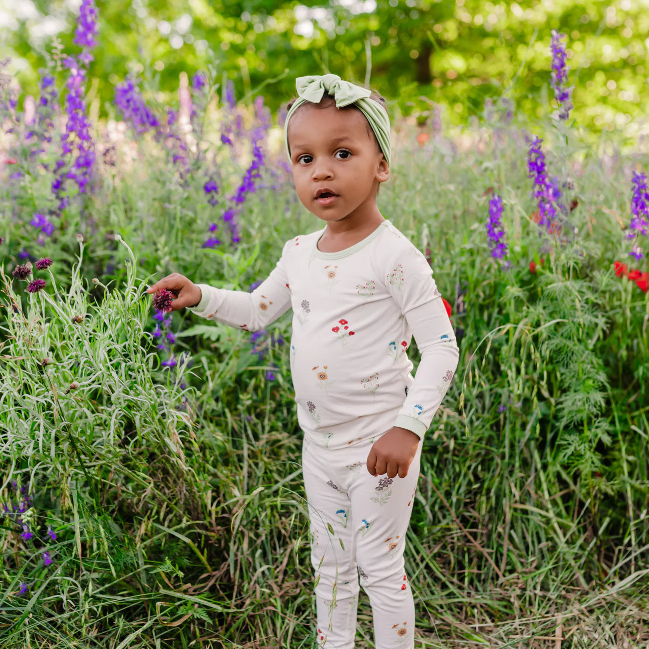 Kyte Baby Toddler Pajama Set | Wildflower