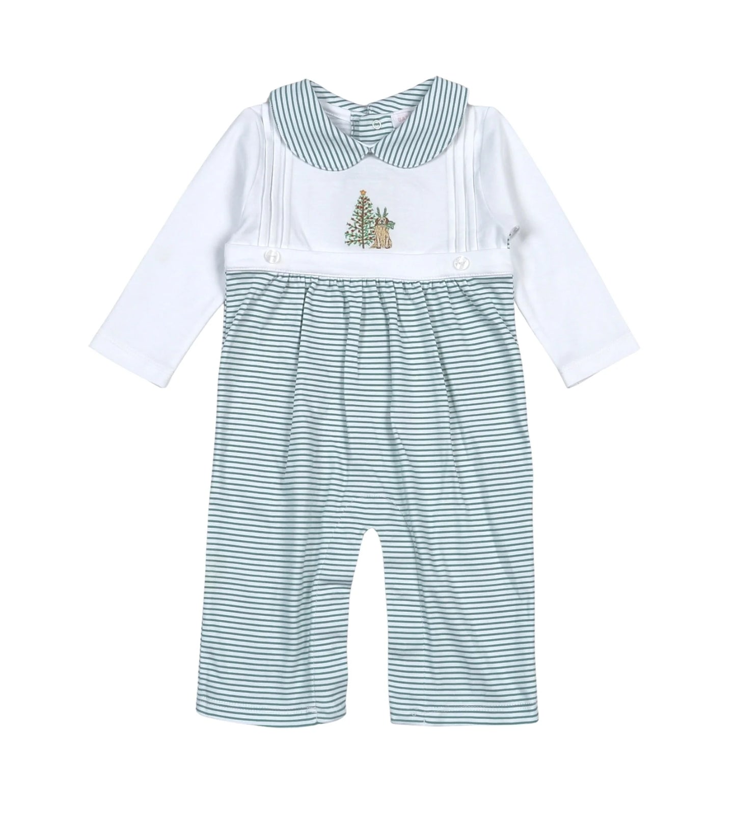 Christmas Pals Hand Embroidered Romper